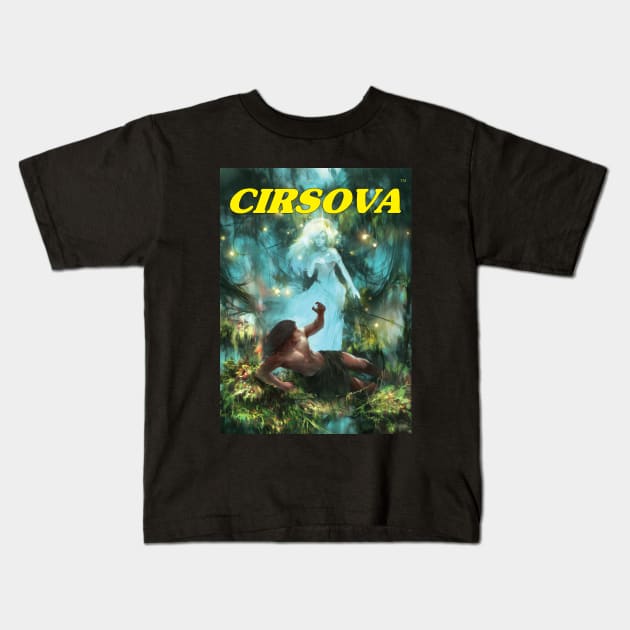 Young Tarzan and the Mysterious She Kids T-Shirt by cirsova